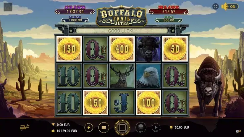 Buffalo Trail Ultra slot screenshot 4