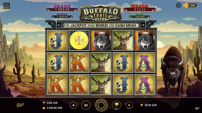Buffalo Trail Ultra slot screenshot 1