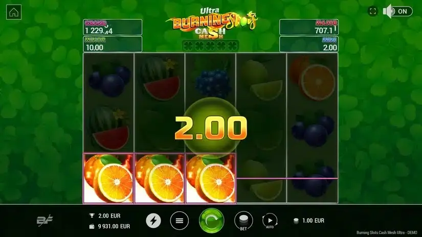 Burning Slots Cash Mesh Ultra slot screenshot 4