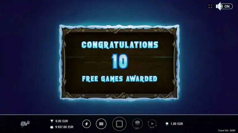 Frozen Yeti slot screenshot 2