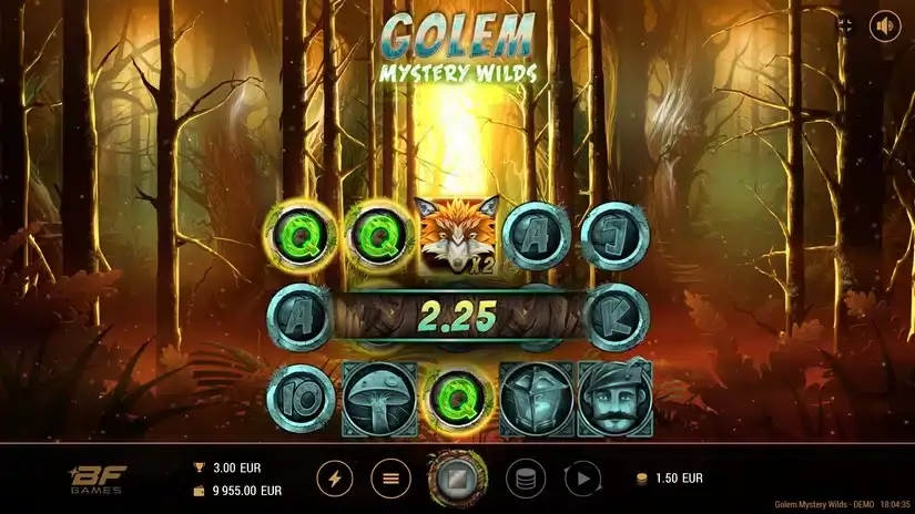 Golem Mystery Wilds slot screenshot 3