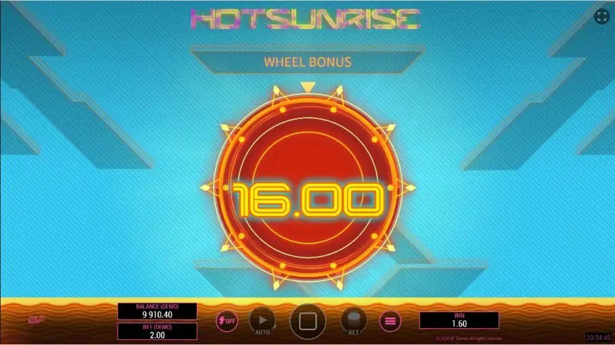 Hot Sunrise slot screenshot 