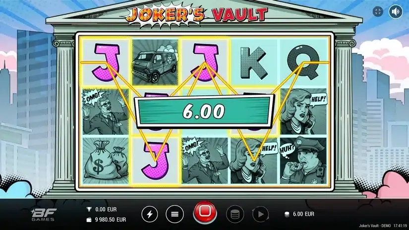 Joker’s Vault slot screenshot 2