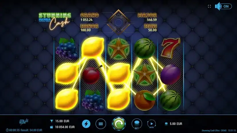 Stunning Cash Ultra slot screenshot 3