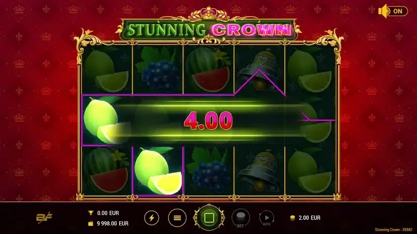 Stunning Crown slot screenshot 2