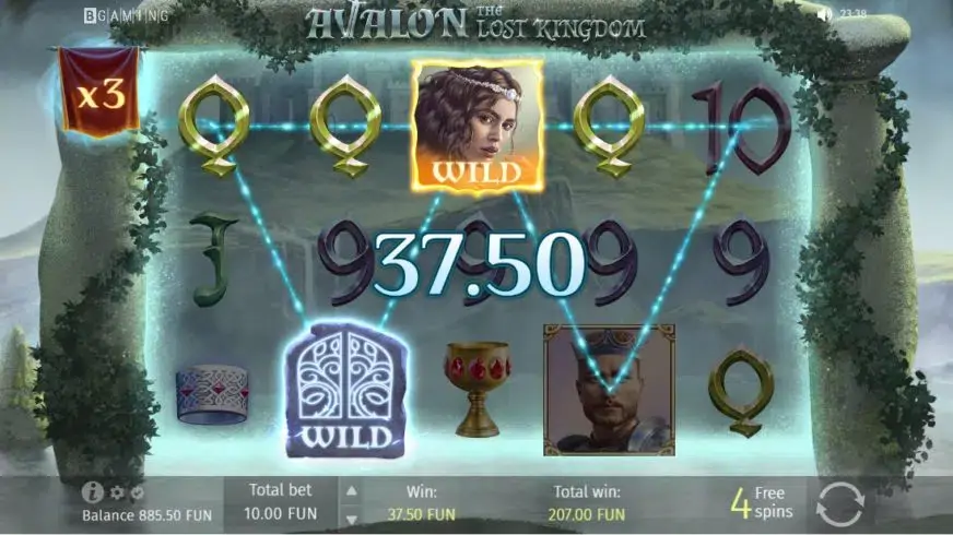Avalon: The Lost Kingdom slot screenshot 5
