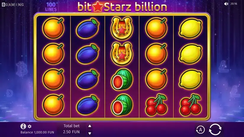 Bitstarz Billion slot screenshot 1