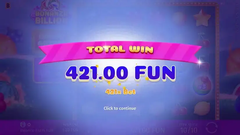 Bonanza Trillion slot screenshot 