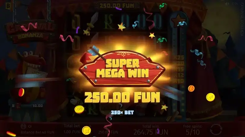 Carnival Bonanza slot screenshot 
