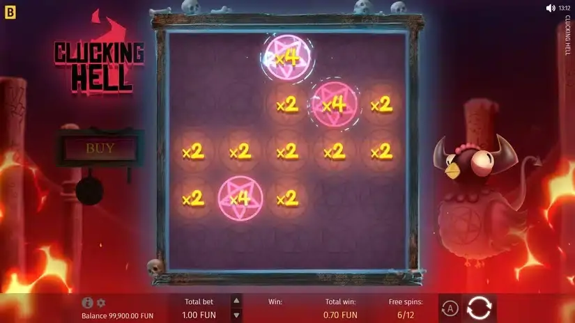 Clucking Hell slot screenshot 4