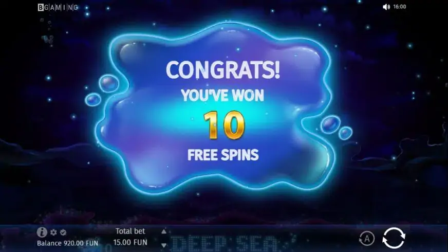 Deep Sea slot screenshot 2