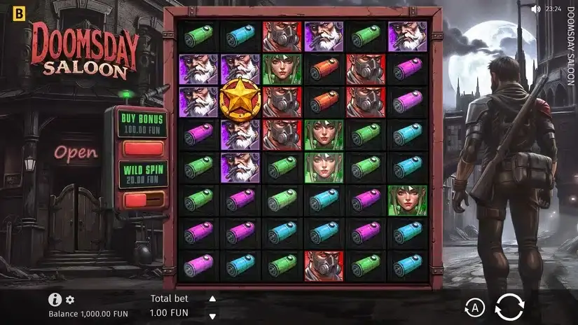 Doomsday Saloon slot screenshot 