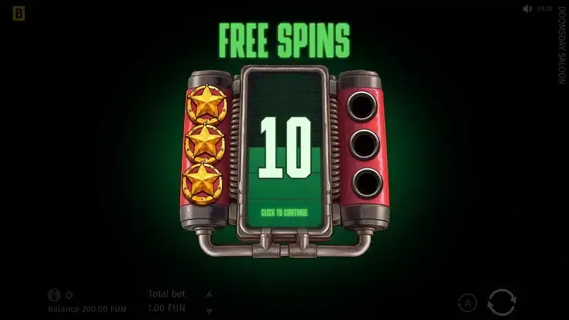 Doomsday Saloon slot screenshot 3