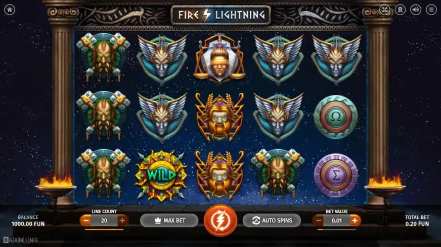 Fire Lightning slot screenshot 1