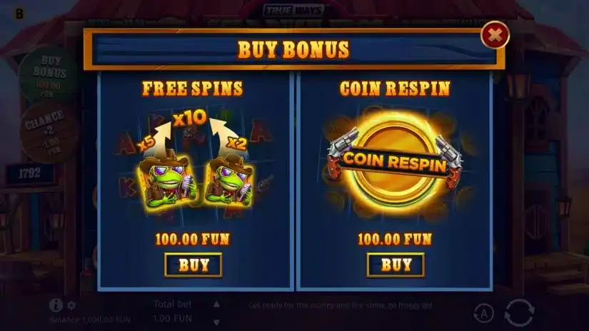 Gold Rush Frog slot screenshot 5