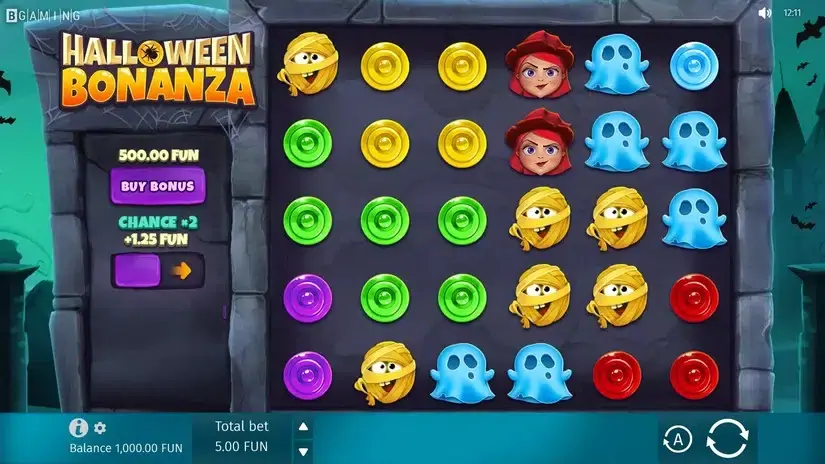 Halloween Bonanza slot screenshot 