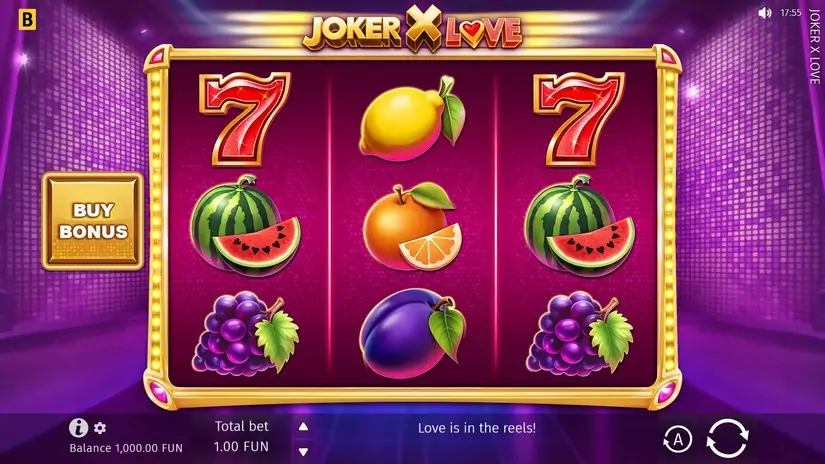 Joker X Love slot screenshot 1