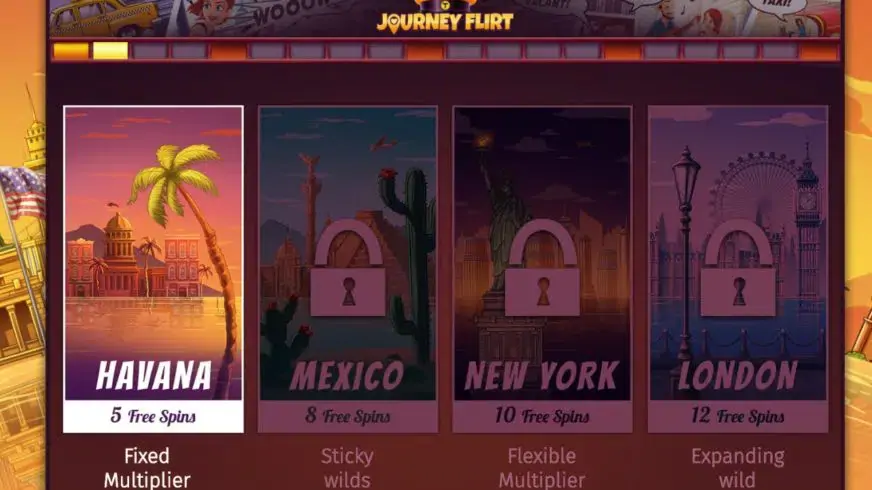 Journey Flirt slot screenshot 5
