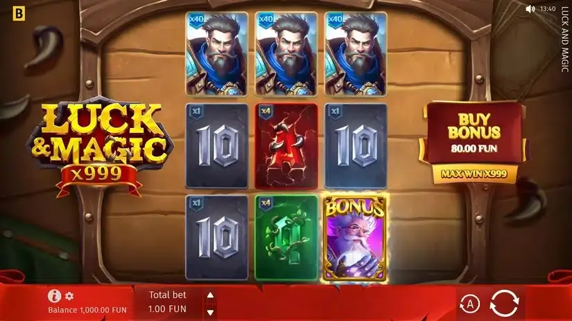 Luck & Magic slot screenshot 