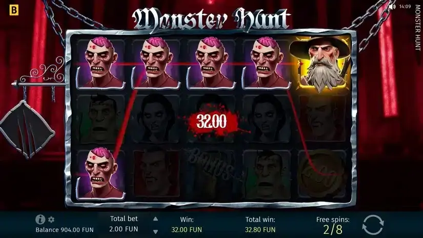 Monster Hunt slot screenshot 4
