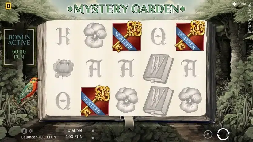 Mystery Garden slot screenshot 2