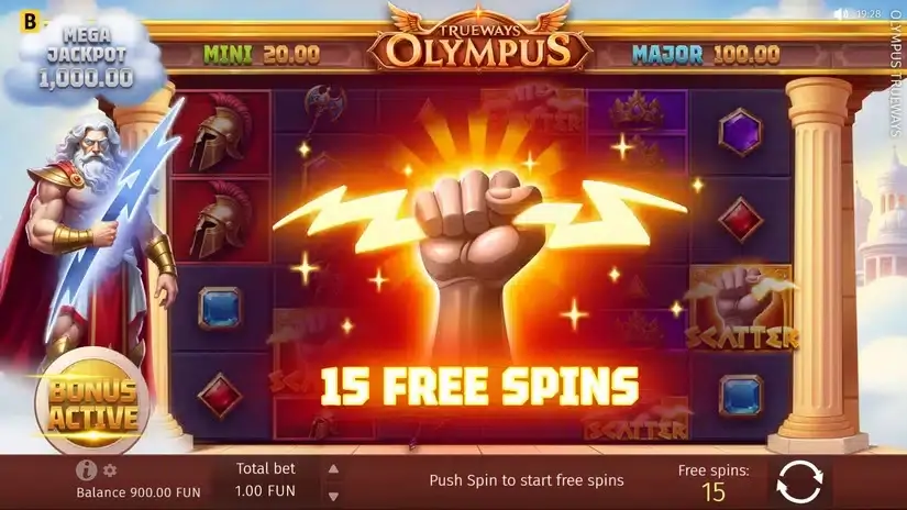 Olympus TRUEWAYS slot screenshot 3