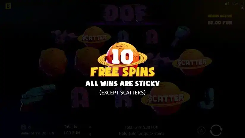 OOF The Goldmine Planet slot screenshot 3