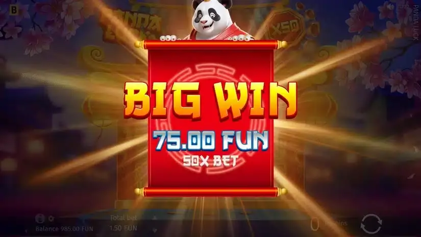 Panda Luck slot screenshot 5