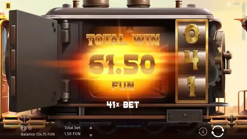 Train to Rio Grande slot screenshot 