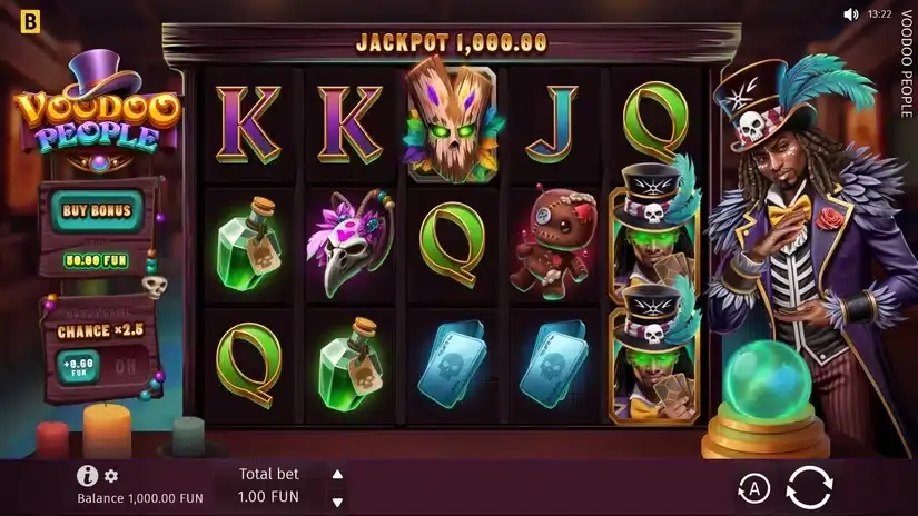 Voodoo People slot screenshot 