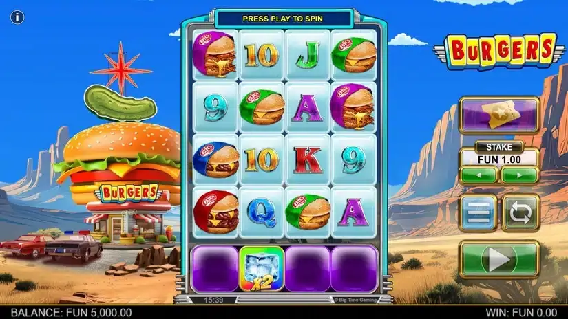Burgers slot screenshot 1