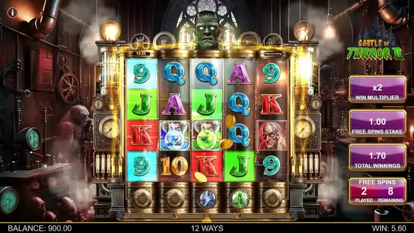 Castle of Terror 2 slot screenshot 3