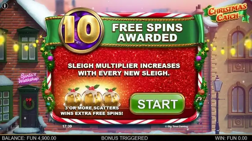 Christmas Catch slot screenshot 2