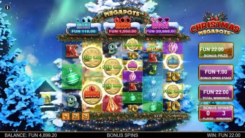 Christmas Megapots slot screenshot 1