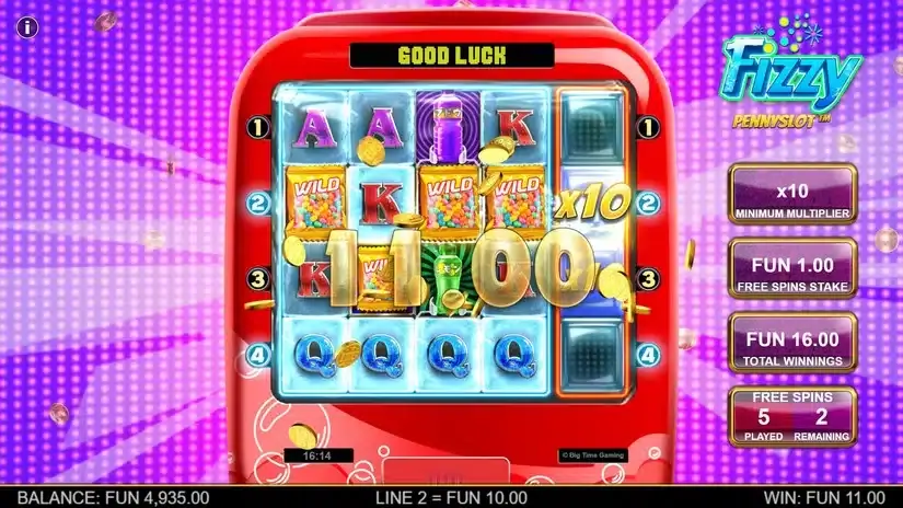 Fizzy Pennslot slot screenshot 