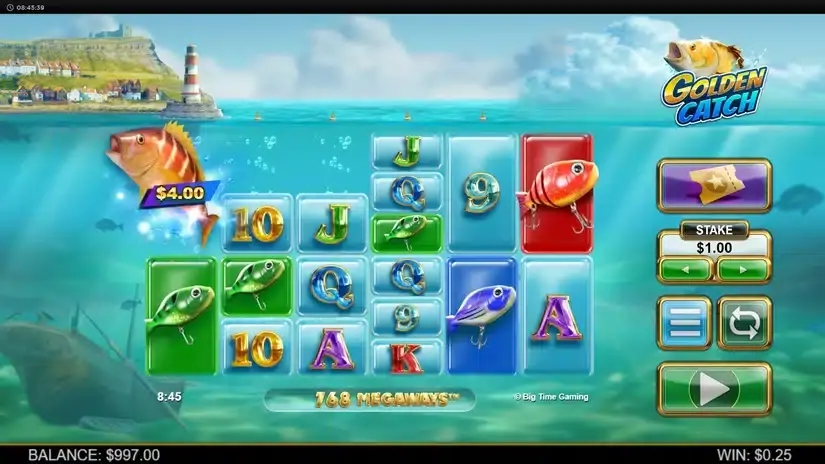 Golden Catch slot screenshot 2