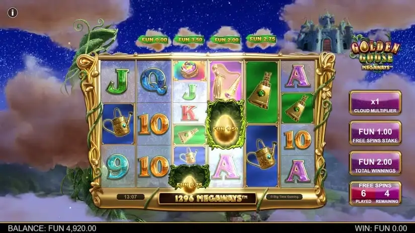 Golden Goose Megaways slot screenshot 3