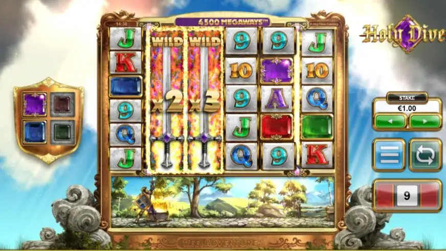 Holy Diver slot screenshot 