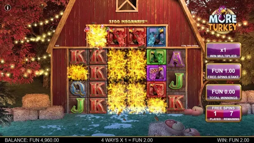 More Turkey Megaways slot screenshot 4