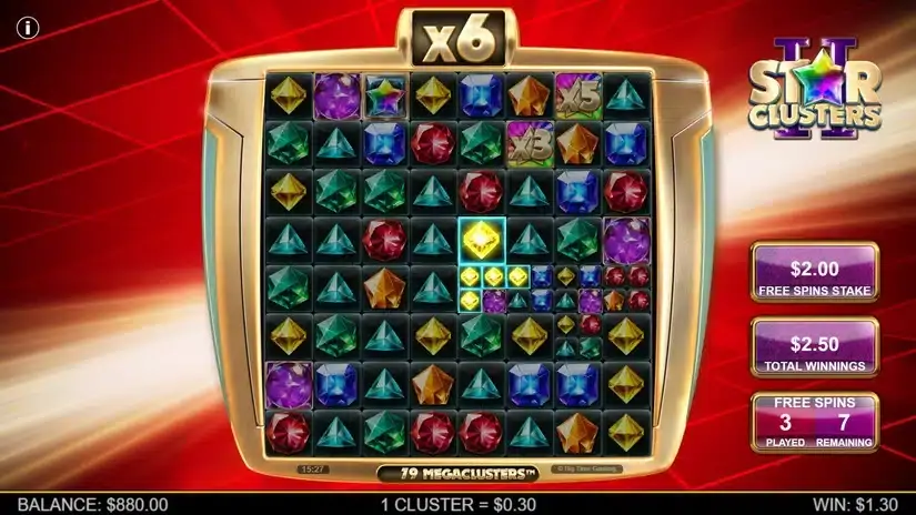 Star Clusters 2 slot screenshot 