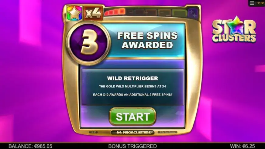 Star Clusters Megaclusters slot screenshot 3