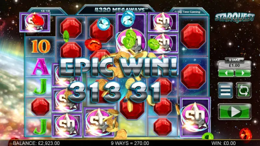 StarQuest slot screenshot 