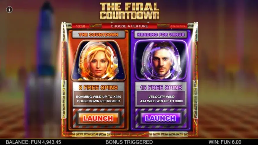 The Final Countdown slot screenshot 3