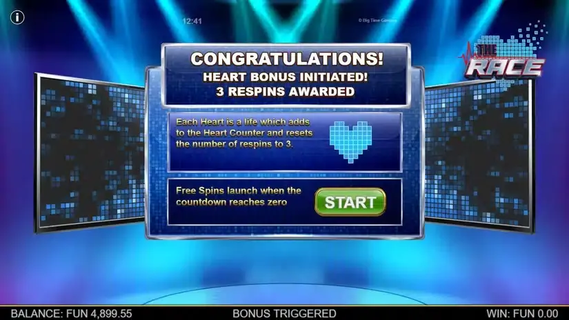 The Race Megaways slot screenshot 3