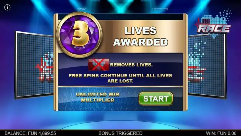 The Race Megaways slot screenshot 4