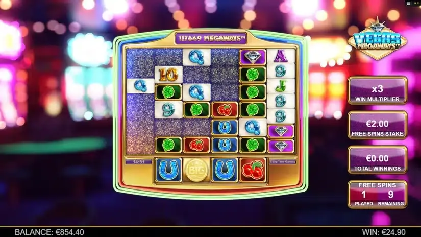 Vegas Megaways slot screenshot 4