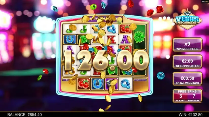 Vegas Megaways slot screenshot 