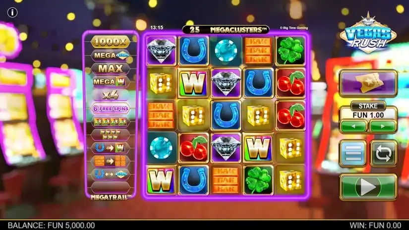 Vegas Rush slot screenshot 