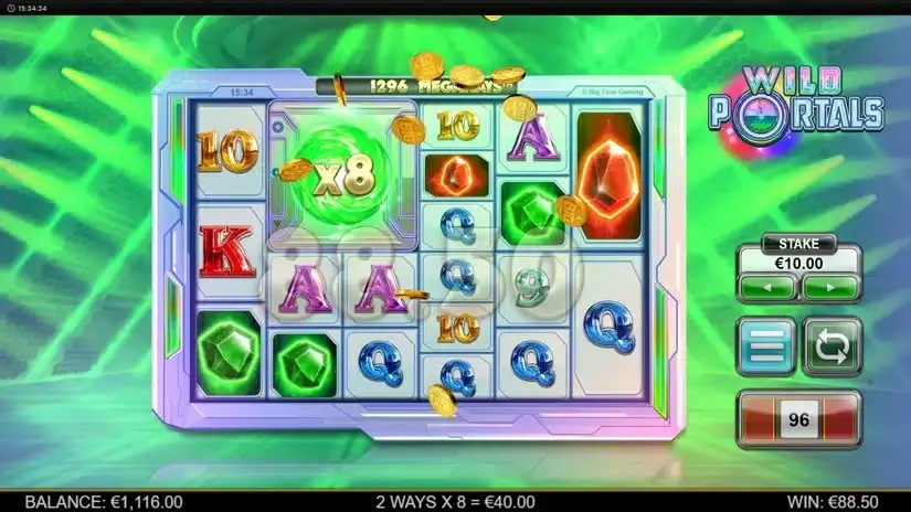 Wild Portals Megaways slot screenshot 4