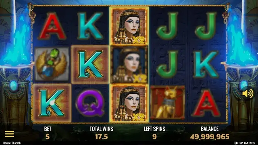 Book of Pharaoh slot screenshot 5